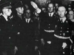 Himmler Salutes His Idol